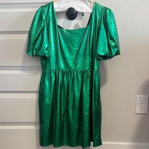 QUEEN OF SPARKLES Emerald Green Formal Dress